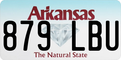 AR license plate 879LBU