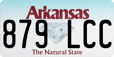 AR license plate 879LCC