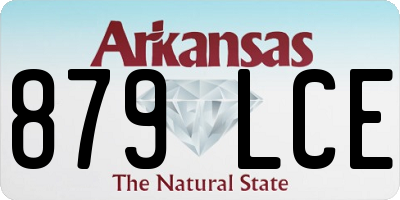 AR license plate 879LCE