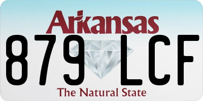 AR license plate 879LCF