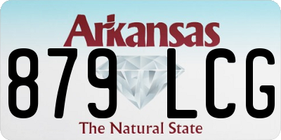 AR license plate 879LCG