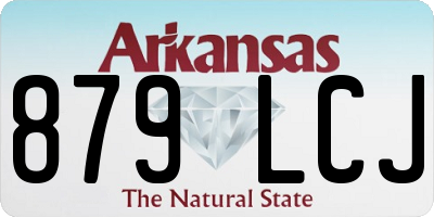 AR license plate 879LCJ