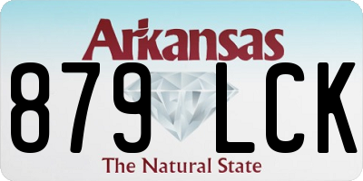 AR license plate 879LCK