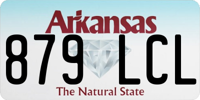 AR license plate 879LCL