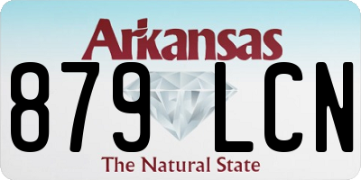 AR license plate 879LCN