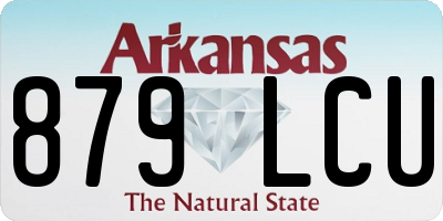 AR license plate 879LCU