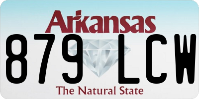 AR license plate 879LCW