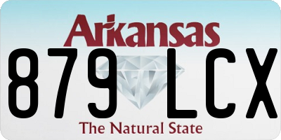 AR license plate 879LCX
