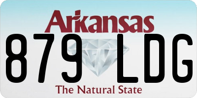 AR license plate 879LDG
