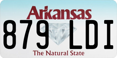 AR license plate 879LDI