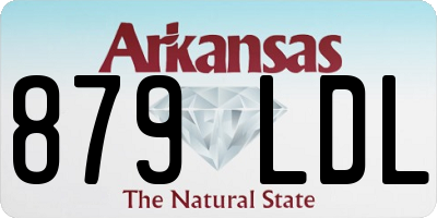 AR license plate 879LDL