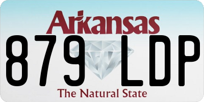 AR license plate 879LDP