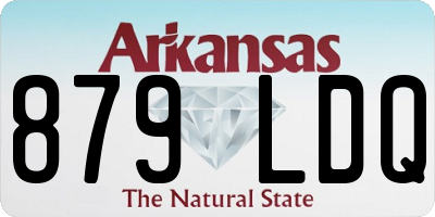 AR license plate 879LDQ