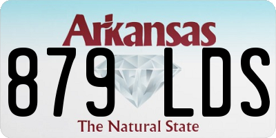 AR license plate 879LDS