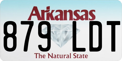 AR license plate 879LDT