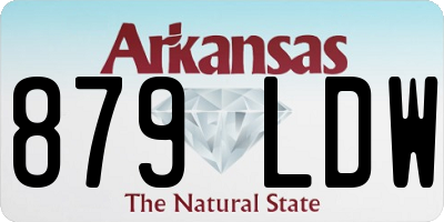 AR license plate 879LDW