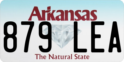 AR license plate 879LEA
