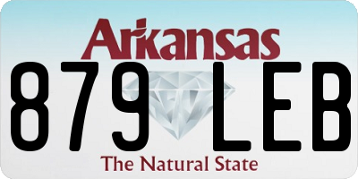 AR license plate 879LEB