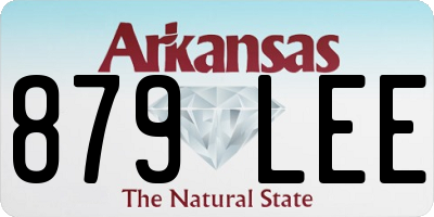 AR license plate 879LEE