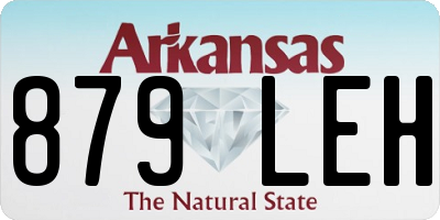 AR license plate 879LEH