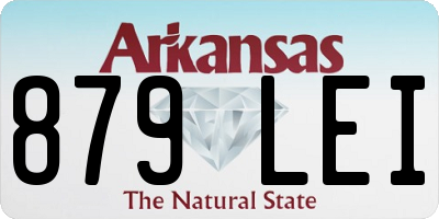 AR license plate 879LEI