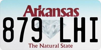 AR license plate 879LHI