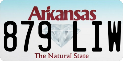 AR license plate 879LIW