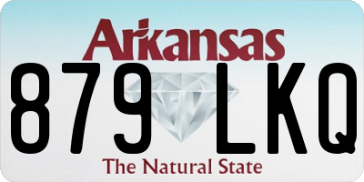 AR license plate 879LKQ