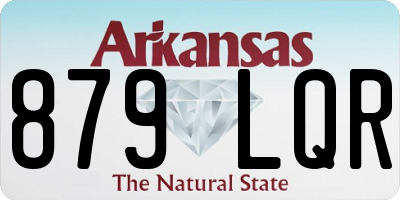 AR license plate 879LQR