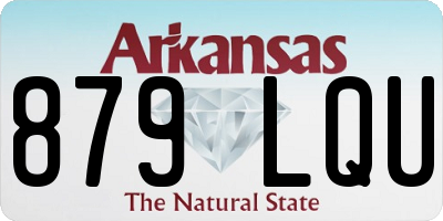 AR license plate 879LQU