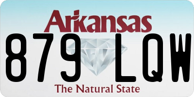 AR license plate 879LQW
