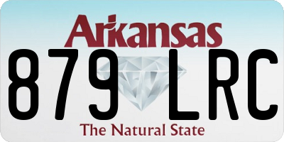 AR license plate 879LRC