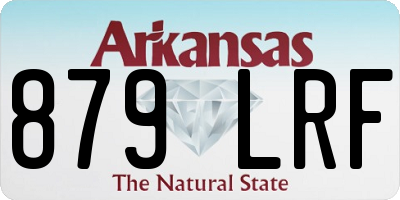 AR license plate 879LRF