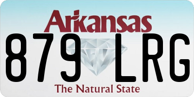 AR license plate 879LRG