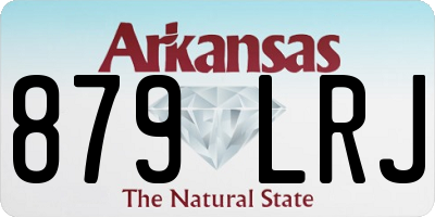 AR license plate 879LRJ