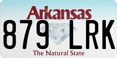AR license plate 879LRK