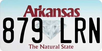 AR license plate 879LRN
