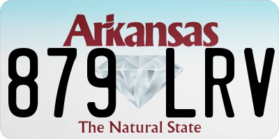 AR license plate 879LRV