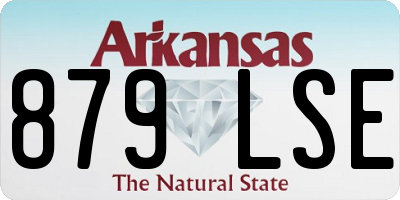 AR license plate 879LSE