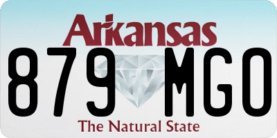 AR license plate 879MGO