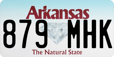 AR license plate 879MHK
