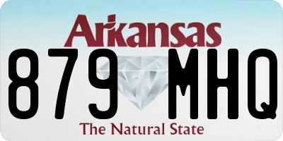 AR license plate 879MHQ