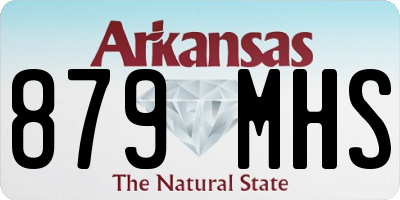 AR license plate 879MHS