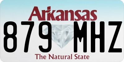 AR license plate 879MHZ