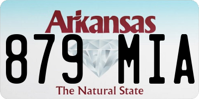 AR license plate 879MIA