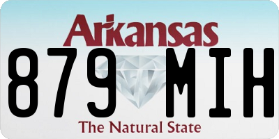 AR license plate 879MIH