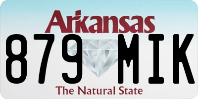 AR license plate 879MIK