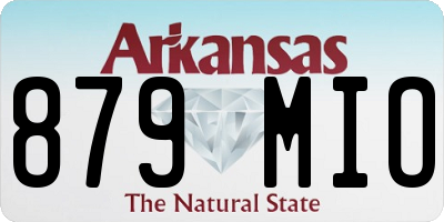 AR license plate 879MIO