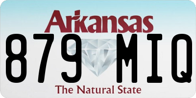 AR license plate 879MIQ