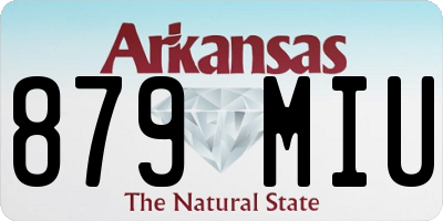 AR license plate 879MIU